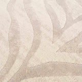 Beige Manteca Zebra Print Runner Rug