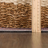 Burnt Orange Taber Medallion Washable Runner Rug