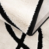 Azana Black & White Runner Rug