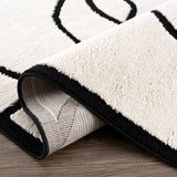 Azana Black & White Runner Rug