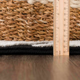 Azana Black & White Runner Rug