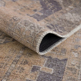 Carrabelle Peach Washable Runner Rug - Clearance