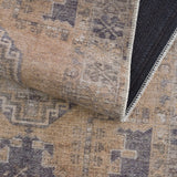 Carrabelle Peach Washable Runner Rug - Clearance