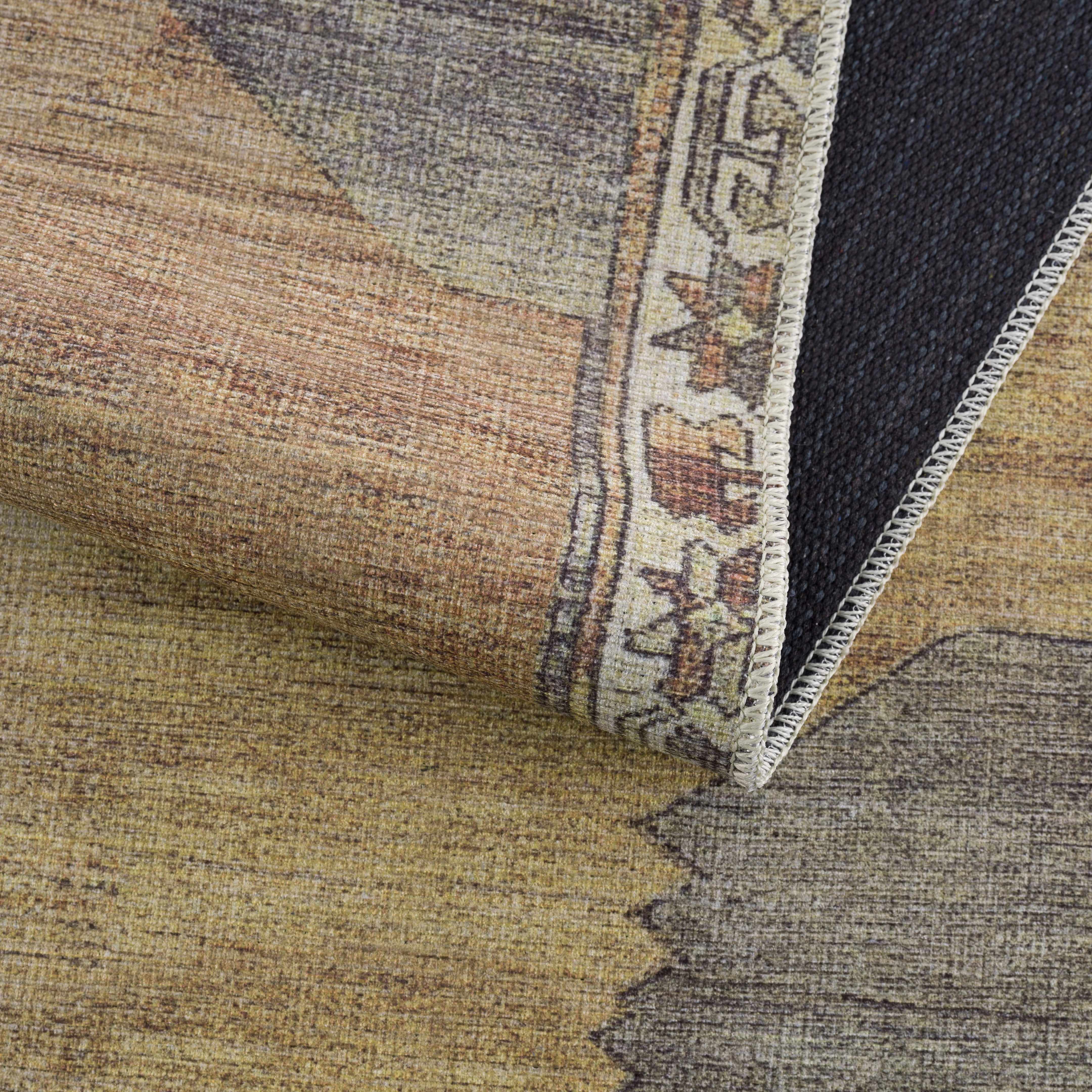 Medinah Washable Runner Rug