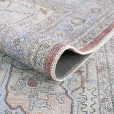 Brown Bagamanoc Medallion Washable Runner Rug - Clearance