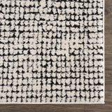 Keita Cream & Black Runner Rug