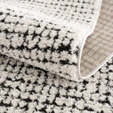 Keita Cream & Black Runner Rug