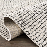 Keita Cream & Black Runner Rug
