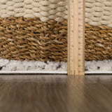 Keita Cream & Black Runner Rug
