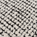 Keita Cream & Black Runner Rug