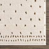 Julie Ivory & Brown Runner Rug