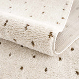 Julie Ivory & Brown Runner Rug