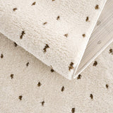 Julie Ivory & Brown Runner Rug