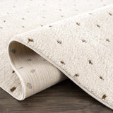 Julie Ivory & Brown Runner Rug