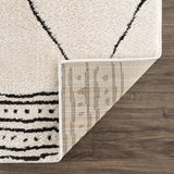 Keone Black & White Runner Rug