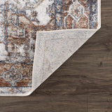 Rust Hera Washable Runner Rug - Clearance
