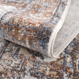 Rust Hera Washable Runner Rug - Clearance