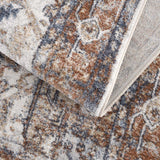 Rust Hera Washable Runner Rug - Clearance