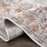 Rust Hera Washable Runner Rug - Clearance