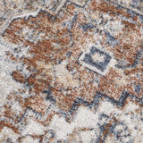 Rust Hera Washable Runner Rug - Clearance