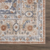 Gael Rust Washable Runner Rug