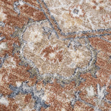 Gael Rust Washable Runner Rug