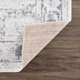 Akram Cream & Antrasit Washable Runner Rug