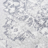 Akram Cream & Antrasit Washable Runner Rug