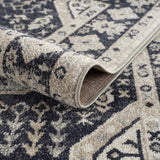 Cabacungan Cream & Gray Washable Runner Rug