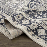 Cabacungan Cream & Gray Washable Runner Rug