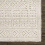 Bahar Cream Washable 7ft Runner Rug