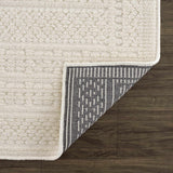 Bahar Cream Washable 7ft Runner Rug