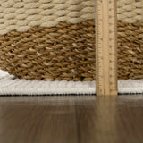 Bahar Cream Washable 7ft Runner Rug