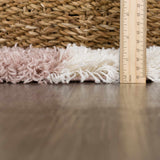 Atira Pink Checkered Runner Rug