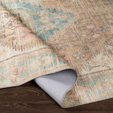 Light Olive Baloy Washable 7ft Runner Rug