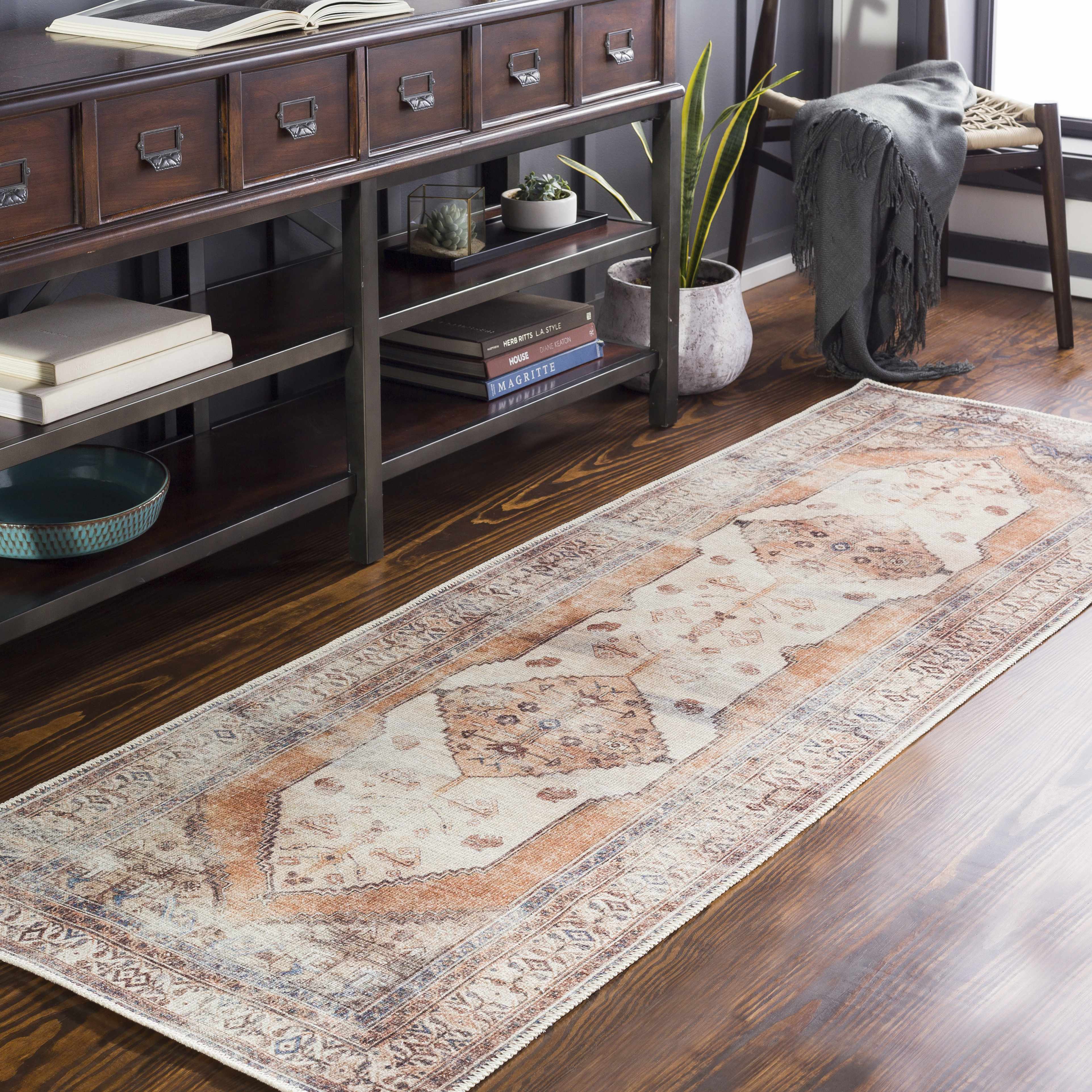 Arncliffe Washable 7ft Runner Rug