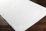 White Solid Runner Rug