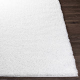 White Solid Runner Rug