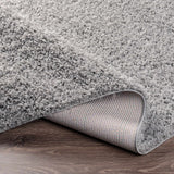 Gray Solid Runner Rug