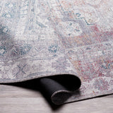 Baltinglass Brown Washable Runner Rug - Clearance