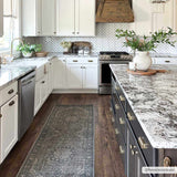 Greenpoint Dusty Blue Washable Runner Rug