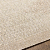 Djugun Beige Indoor & Outdoor 10ft Runner Rug
