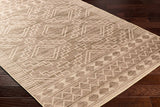 Halle Tan Washable Runner Rug