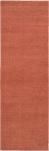 Brockton Solid Wool Orange Runner Rug