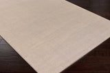 Brockton Solid Wool Tan Runner Rug