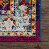Istanbul Vintage Navy Runner Rug