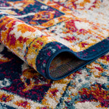 Istanbul Vintage Navy Runner Rug