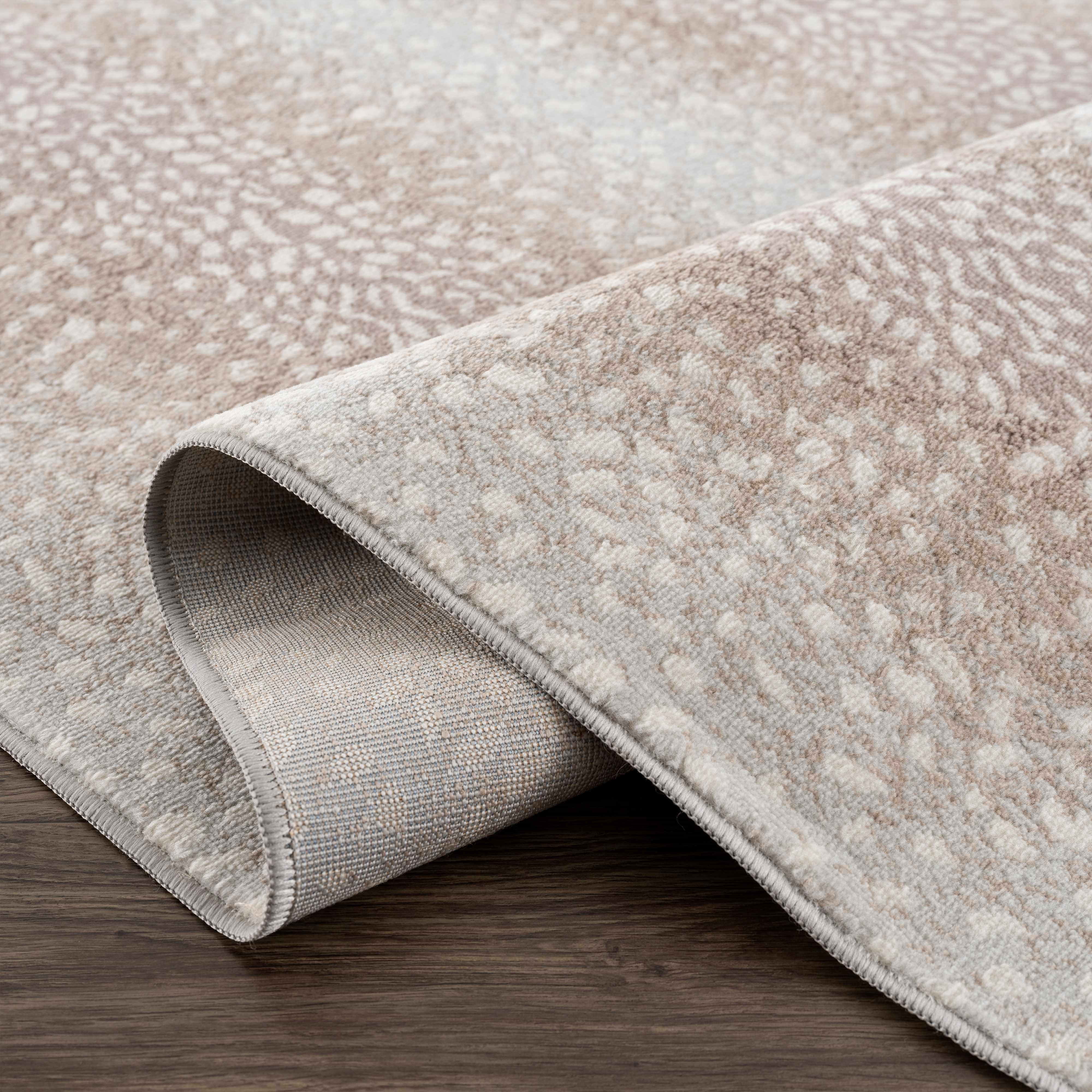 Pointblank Leopard Print Fawn Runner Rug