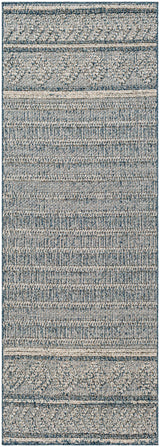 Beige Blue Dekel Runner Rug