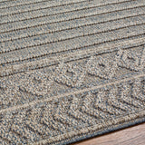 Beige Blue Dekel Runner Rug